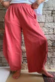 Lagen 7/8 Barrel Pant Indian Red